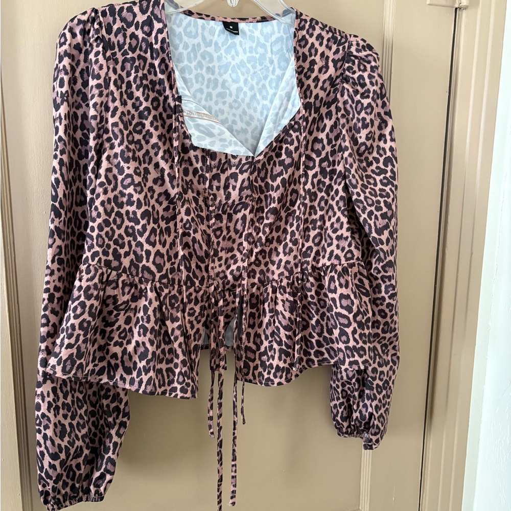 Leopard Print Women's Top